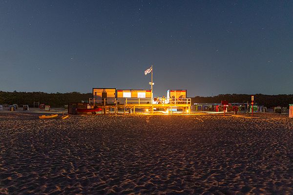 Feierabend am Südbad Borkum